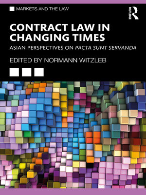 cover image of Contract Law in Changing Times